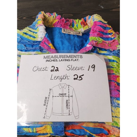 New Direction  Floral Patchwork Colorful Jacket XL‎ - Picture 7 of 7